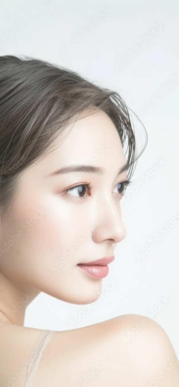 真の美肌を表す女性のイメージ画像
